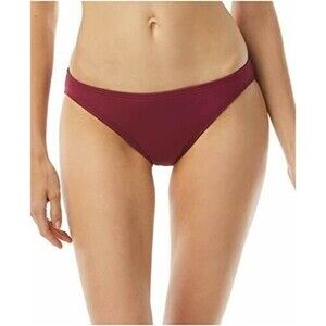 NWT Michael Kors Solid Hipster Bikini Bottom XL Swimsuit Brief Ruby